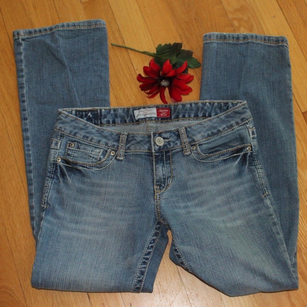 Aeropostale Chelsea Skinny Bootcut Jeans Sz 5/6 S